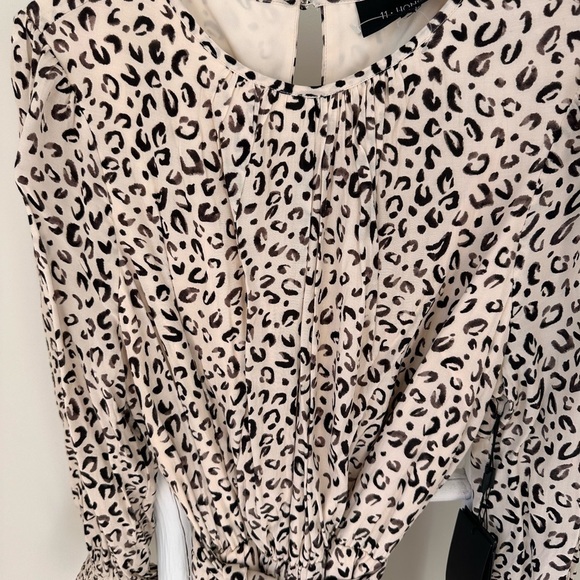 11 Honore Collection Valentina Animal Print Skater Dress SZ 14 - Picture 11 of 16